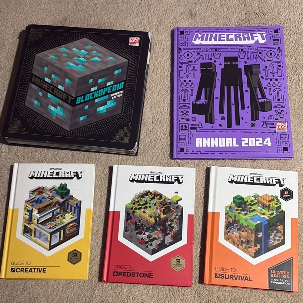 Minecraft Book Lot of 5